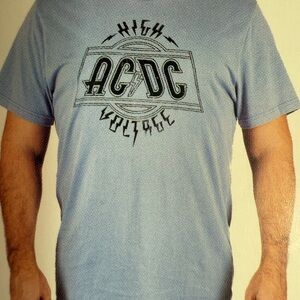 NWT men’s AC/DC High Voltage Blue T-Shirt-sz XL